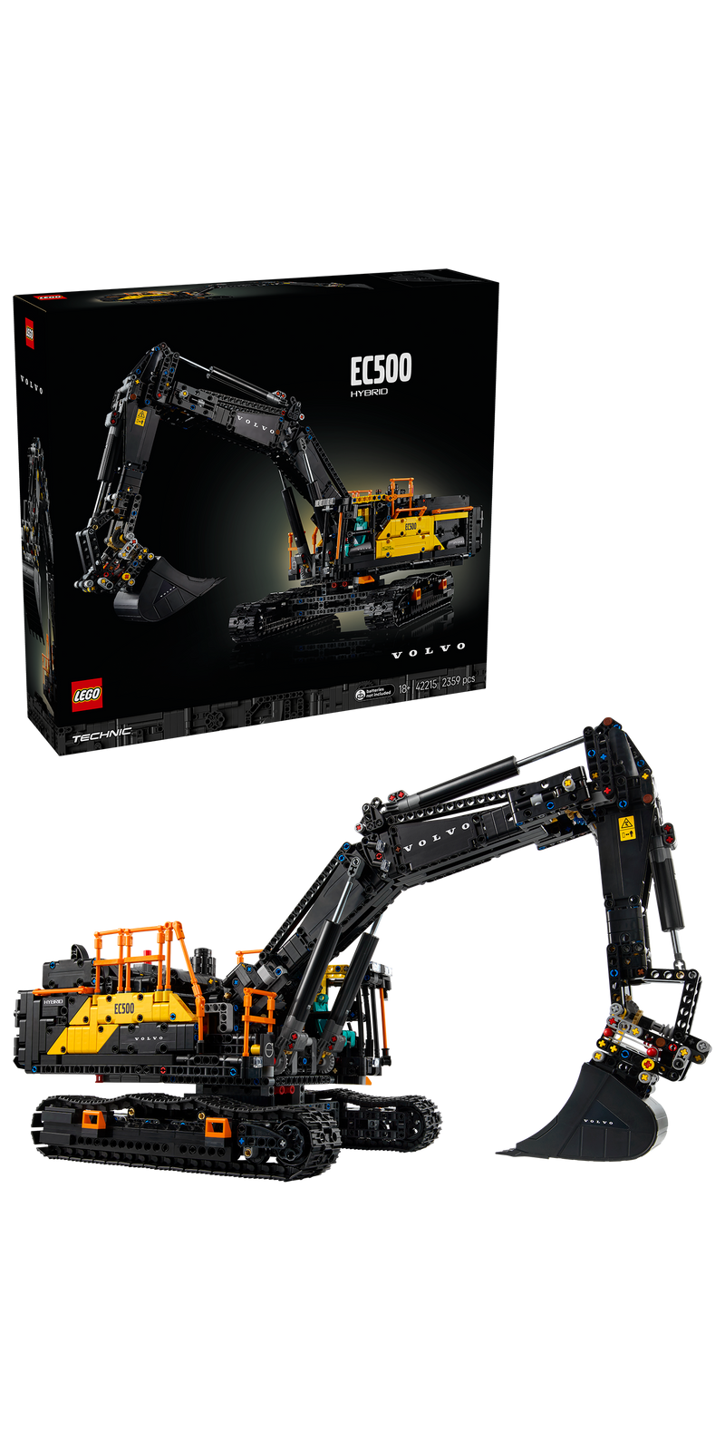 LEGO Volvo EC500 Hybride Rupsgraafmachine 42215 Technic (Pre-Order: augustus)
