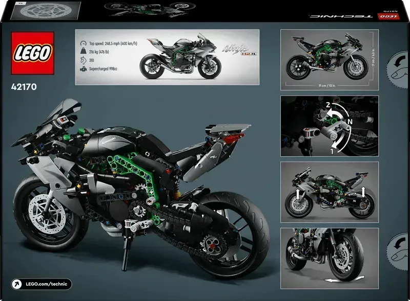 LEGO Kawasaki Ninja H2R motor 42170 Technic