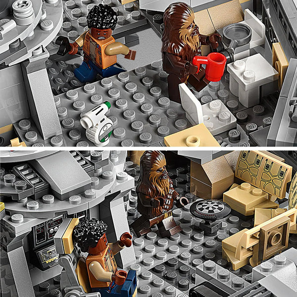 LEGO Millennium Falcon 2019: 1.351 delig 75257 StarWars UCS