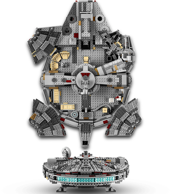 LEGO Millennium Falcon 2019: 1.351 delig 75257 StarWars UCS