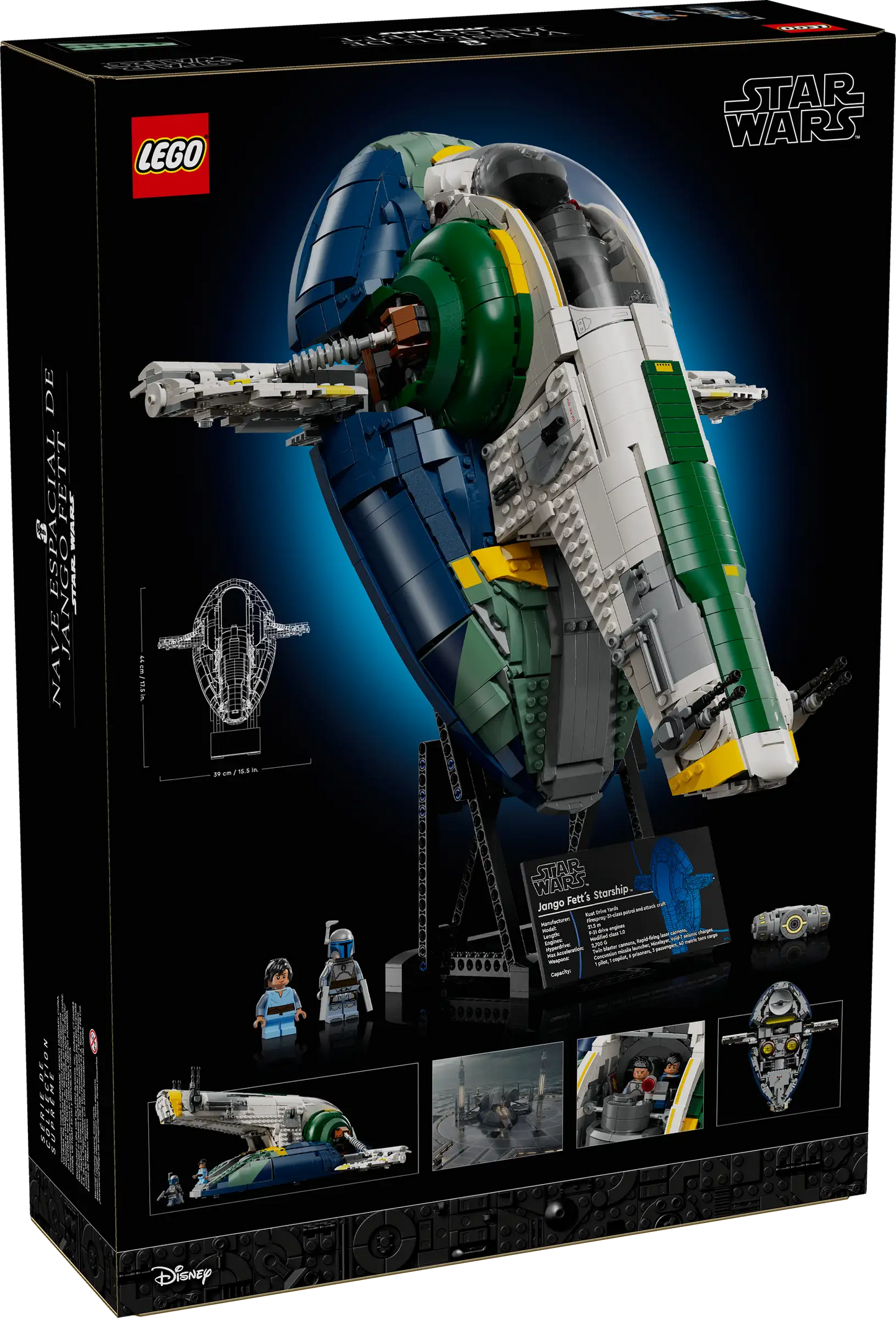 Jango Fetts Firespray-class ruimteschip
