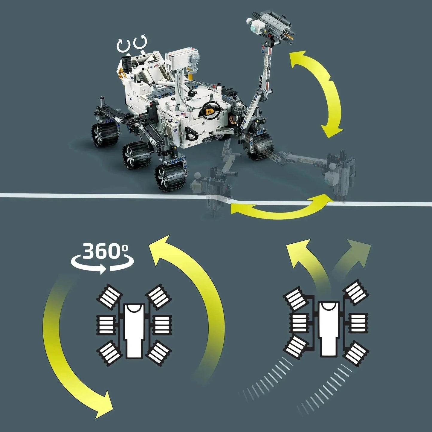 LEGO NASA Rover Perseverence Mars voertuig 42158 Technic