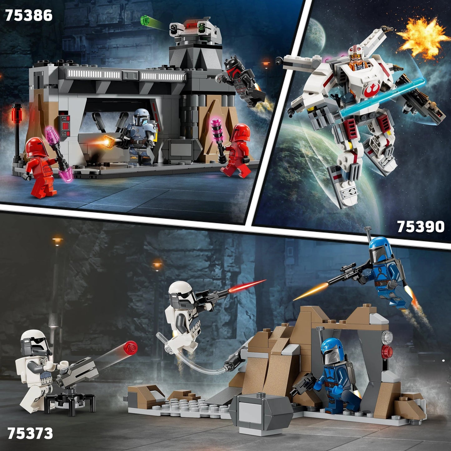 Combideal StarWars 1: LEGO 75386, 75390 & 75373
