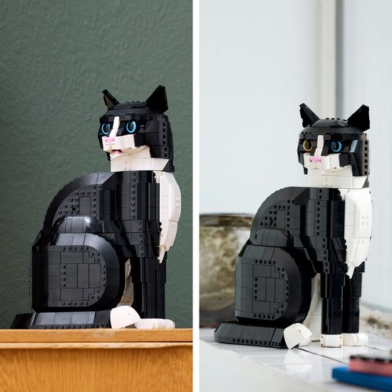 LEGO Ideas Zwart-witte kat - 21349