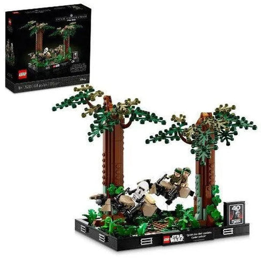 LEGO Endor Speeder Bike Chase Diorama 75353 StarWars