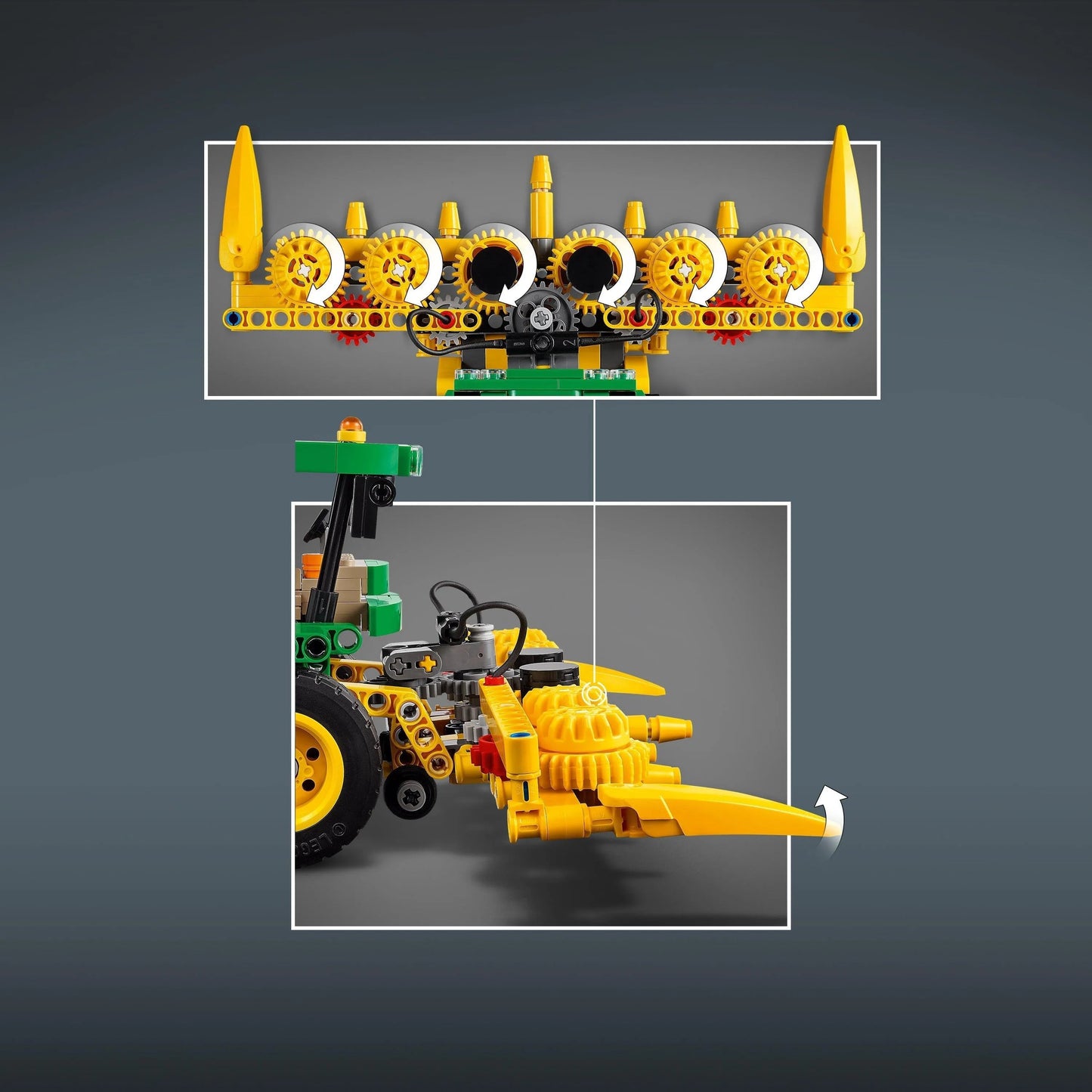 LEGO John Deere 9700 Maïshakselaar 42168 Technic
