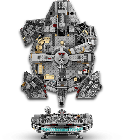 LEGO Millennium Falcon 2019: 1.351 delig 75257 StarWars UCS