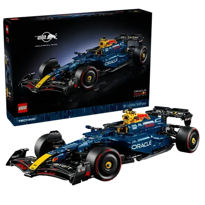 LEGO Technic F1 auto's 2025: RedBull en Ferrari