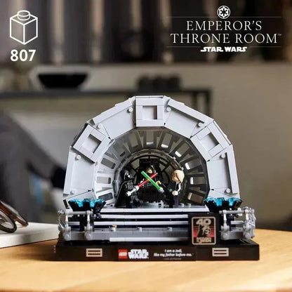 LEGO Troonzaal van de keizer diorama 75352 StarWars